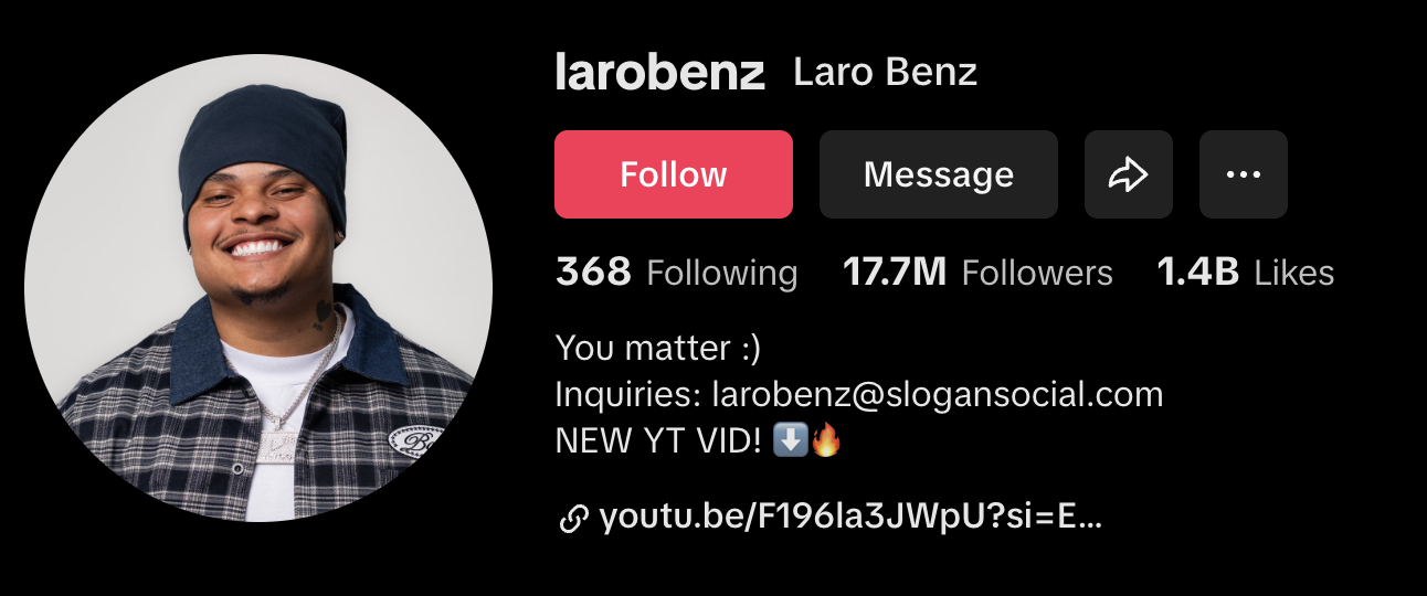 Laro Benz TikTok