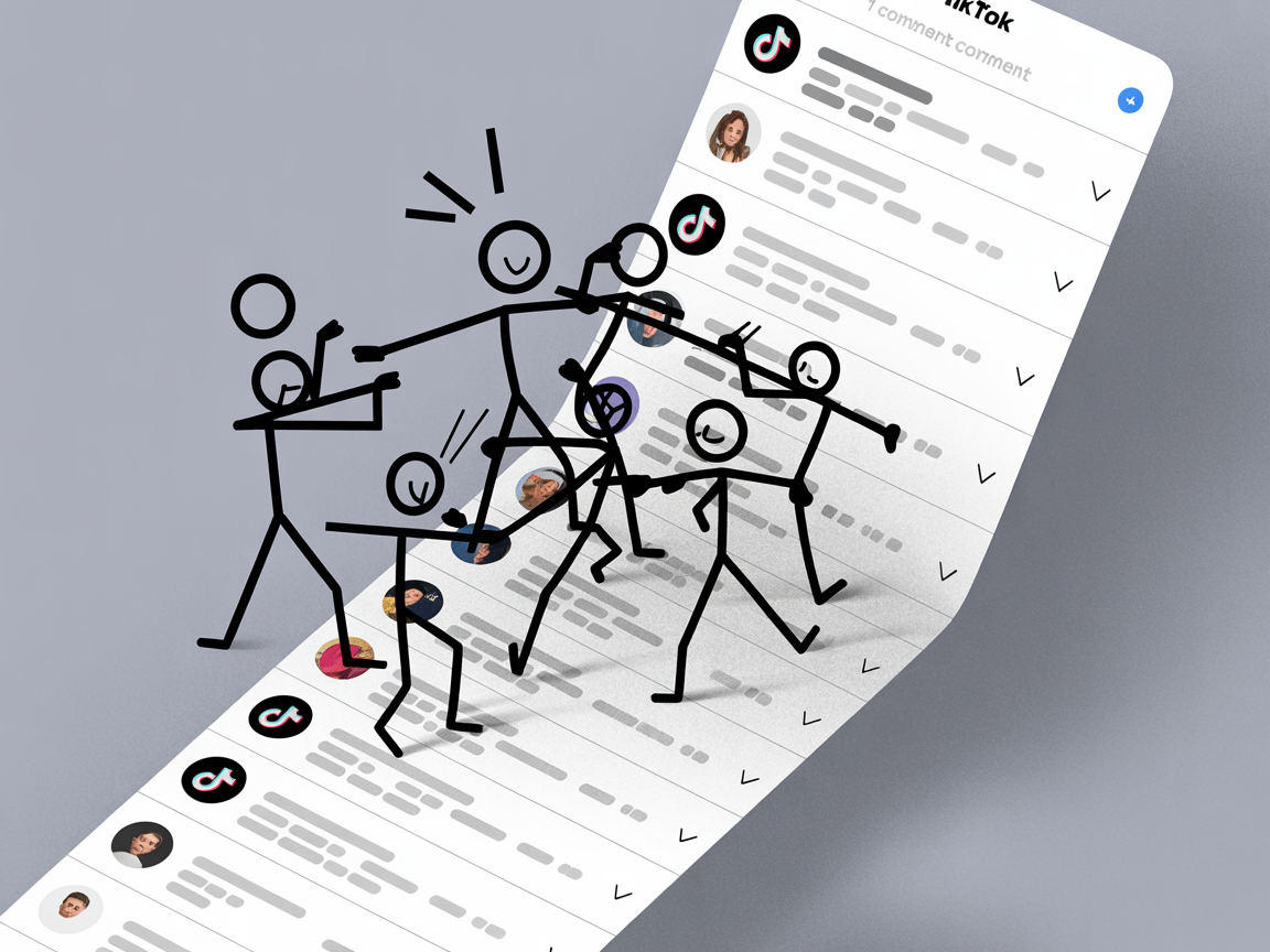 Fighting in the comment section